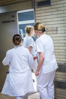 DEU Germany Germany Berlin Scenes in the emergency room of Gertrauden Hospital