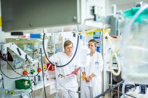 DEU Germany Germany Berlin Scenes in the emergency room of Gertrauden Hospital