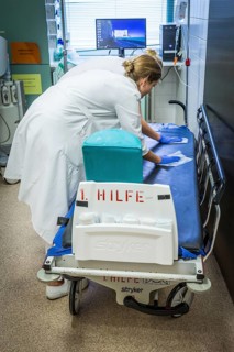 DEU Germany Germany Berlin Scenes in the emergency room of Gertrauden Hospital