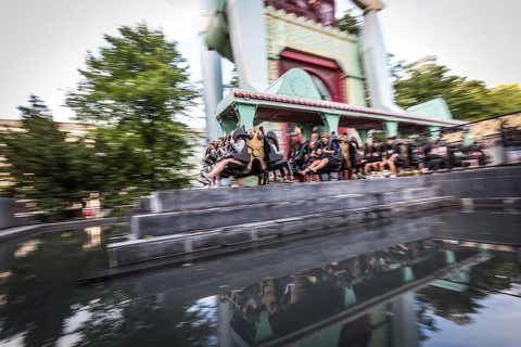 DEN Denmark Copenhagen The Tivoli theme park in the city centre