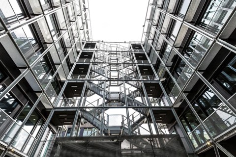 DEU Germany Germany Berlin Interior views of the new building of the daily newspaper die Taz in