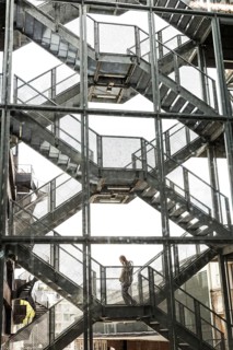 DEU Germany Germany Berlin Interior views of the new building of the daily newspaper die Taz in