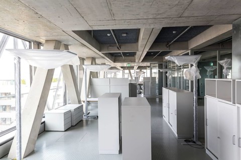 DEU Germany Germany Berlin Interior views of the new building of the daily newspaper die Taz in