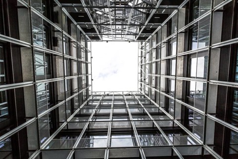 DEU Germany Germany Berlin Interior views of the new building of the daily newspaper die Taz in