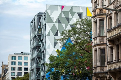 DEU Germany Germany Berlin View of the new building of the taz, die tageszeitung, in