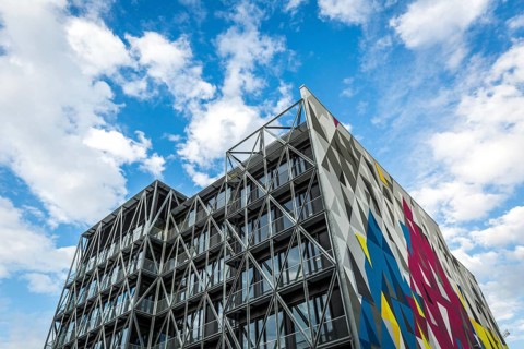 DEU Germany Germany Berlin View of the new building of the taz, die tageszeitung, in