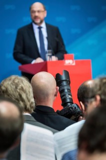 DEU Germany Germany Berlin SPD leader and candidate for chancellor Martin Schulz during a press