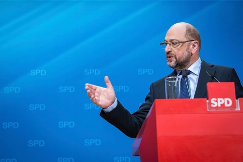 DEU Germany Germany Berlin SPD leader and candidate for chancellor Martin Schulz during a press