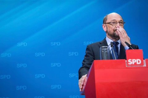 DEU Germany Germany Berlin SPD leader and candidate for chancellor Martin Schulz during a press