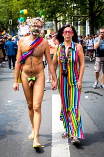 DEU Germany Germany Berlin Christopher Street Day is travelling through the city. Gays, lesbians,