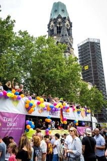 DEU Germany Germany Berlin Christopher Street Day is travelling through the city. Gays, lesbians,