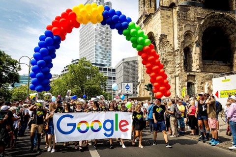 DEU Germany Germany Berlin Christopher Street Day is travelling through the city. Gays, lesbians,
