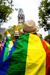 DEU Germany Germany Berlin Christopher Street Day is travelling through the city. Gays, lesbians,