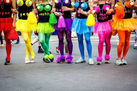 DEU Germany Germany Berlin Christopher Street Day is travelling through the city. Gays, lesbians,