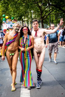 DEU Germany Germany Berlin Christopher Street Day is travelling through the city. Gays, lesbians,