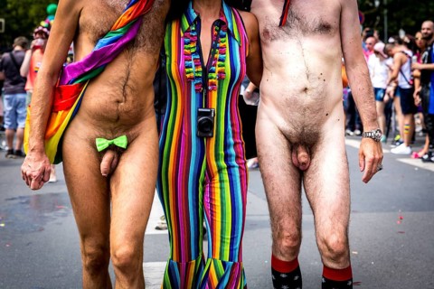 DEU Germany Germany Berlin Christopher Street Day is travelling through the city. Gays, lesbians,