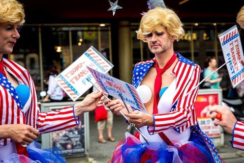 DEU Germany Germany Berlin Christopher Street Day is travelling through the city. Gays, lesbians,