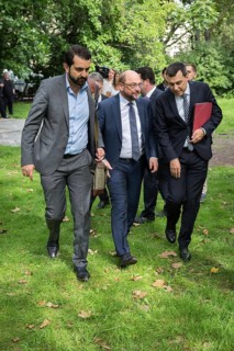 DEU Germany Germany Berlin The SPD chairman and candidate for chancellor Martin Schulz leaves
