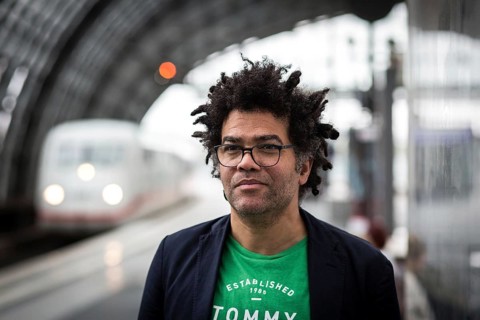DEU Germany Germany Berlin Portrait of Ijoma Alexander Mangold, literary critic and author