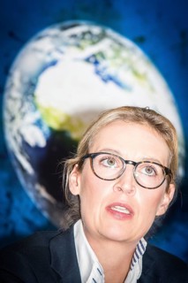 DEU Germany Germany Berlin AFD lead candidate Alice Weidel during a press conference on asylum and