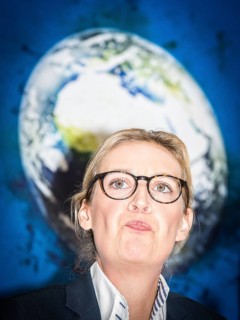 DEU Germany Germany Berlin AFD lead candidate Alice Weidel during a press conference on asylum and
