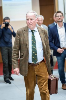 DEU Germany Germany Berlin AFD lead candidate Alexander Gauland after a press conference on asylum