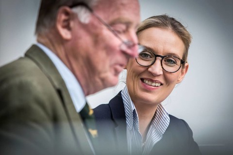 DEU Germany Germany Berlin AFD press conference on environmental policy with Alexander Gauland and