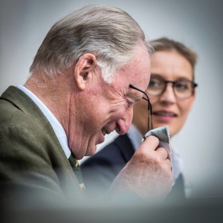 DEU Germany Germany Berlin AFD press conference on environmental policy with Alexander Gauland and