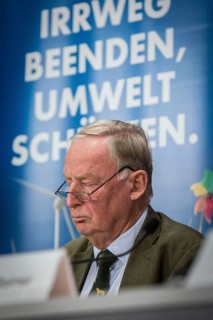 DEU Germany Germany Berlin AFD press conference on environmental policy with Alexander Gauland and