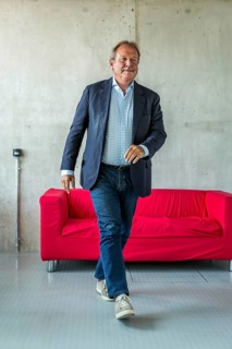 DEU Germany Germany Berlin The federal chairman of the Verdi trade union, Frank Bsirske, poses in