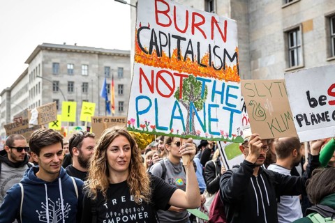 DEU Germany Germany Berlin Protests for climate protection