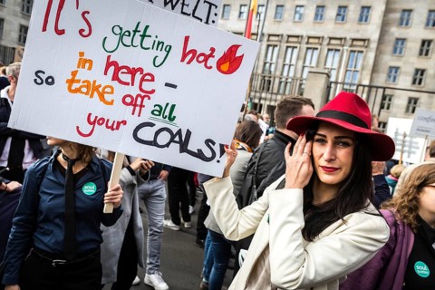 DEU Germany Germany Berlin Protests for climate protection