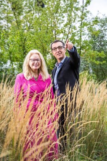 DEU Germany Germany Berlin Kirsten Kappert-Gonther and Cem Özdemir are running for the leadership