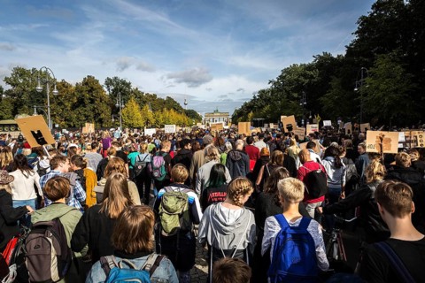 DEU Germany Germany Berlin Protests for climate protection