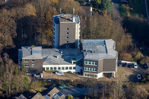 Aerial photo, Ambulanticum Herdecke, Herdecke, Ruhr area, North Rhine-Westphalia, Germany, DE,