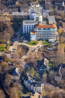 Aerial photo, retirement home GVS Herdecke, Herdecke, Ruhr area, North Rhine-Westphalia, Germany,