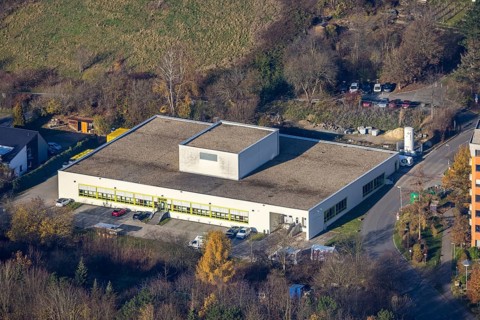Aerial photography, Rebional Catering, Westende, Herdecke, Ruhr area, North Rhine-Westphalia,