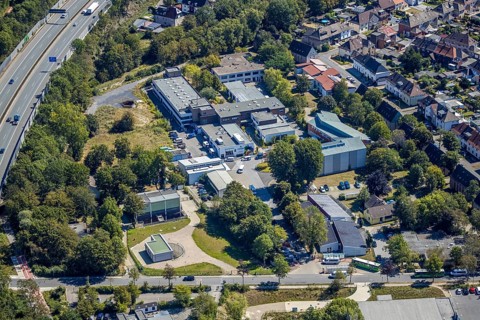 Aerial photo, wewole STIFTUNG Herne Castrop-Rauxel, Herne, Ruhr area, North Rhine-Westphalia,