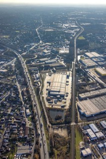 Aerial photo, Lidl Vertriebs GmbH, Herne-Süd, Herne, Ruhr area, North Rhine-Westphalia, Germany,