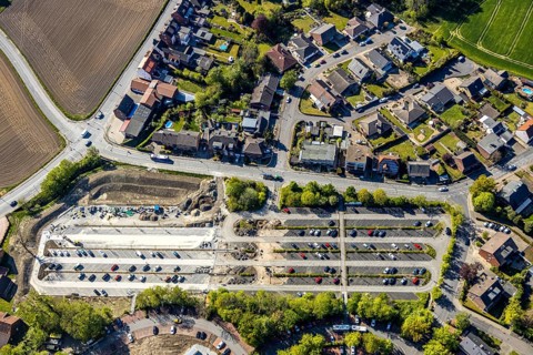 Aerial view, hospital We have updated our terms of use. Familiarise yourself with them