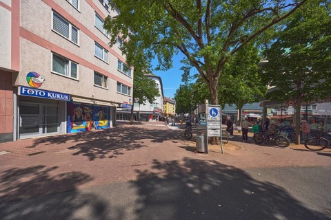Pedestrian zone, traffic sign pedestrian zone, additional sign free bicycles and delivery traffic