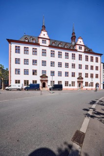 Leibniz Institute, historic university, historic building, façade with windows, dormer, gable and