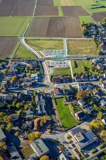 Aerial view, Westtünnen station on Südfeldweg and Von-Thünen-Straße for the future railway station,
