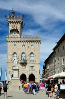 San Marino, Palazzo Pubblico, Piazza della Liberta, Statue of Liberty, Monte Titano, Republic of