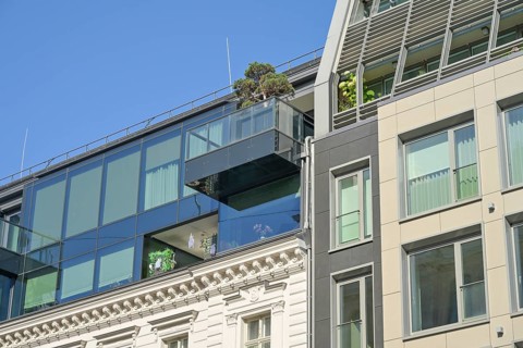 New building, modern attic apartment, Strelnieku iela, Old Town, Riga, Latvia