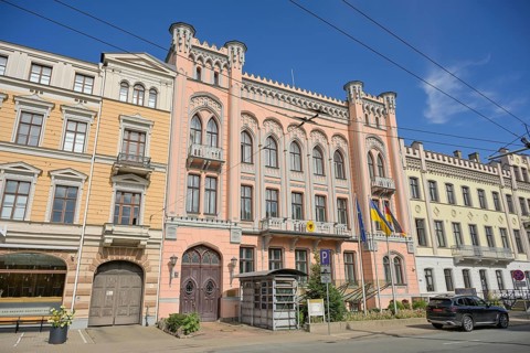 German Embassy, Raina Bulvaris, Old Town, Riga, Latvia