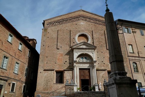 Church, Chiesa di San Domenico, Urbino, Pesaro and Urbino Province, Marche, Italy