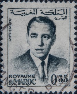 Hassan II (1929 -1999) was King of Morocco from 1961 until his death in 1999. Portrait as a young