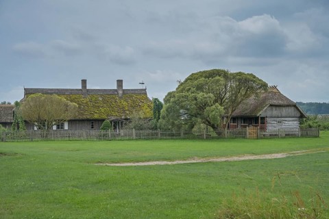 Wooden house, fisherman's house, Latvian Ethnographic Open-air Museum, Brivdabas iela, Riga, Latvia