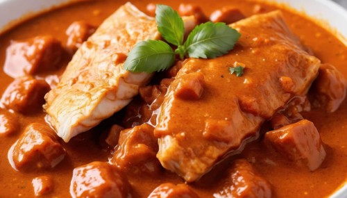 This flavorful dish features tender chicken in a rich, creamy tomato-based sauce, perfect for a